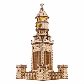 Maquette en bois du phare d’Alexandrie