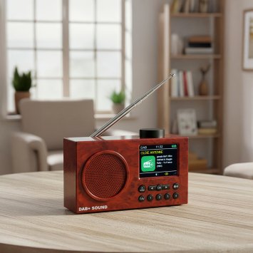 Radio DAB+ compacte avec écran couleur