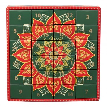 Calendrier de l’Avent, bougies parfumées