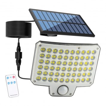 Lampe de sécurité solaire avec télécommande