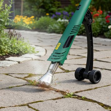 Désherbeur électrique à roulettes