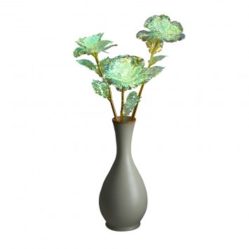 Trio décoratif de roses