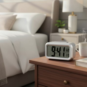 Réveil numérique à grands chiffres 