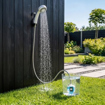 Douche de jardin mobile