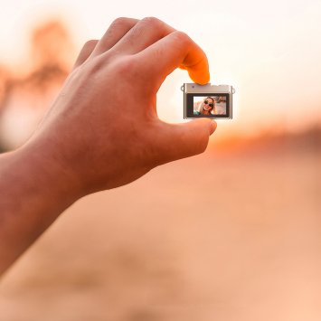 Mini-caméra numérique rétro