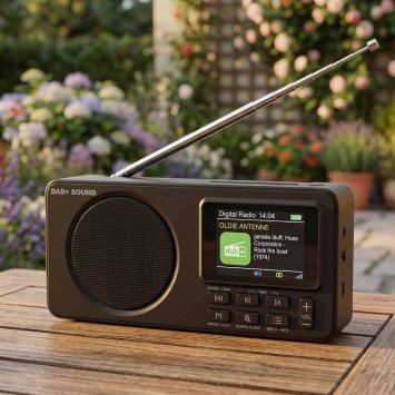 Radio compacte moderne compatible DAB+
