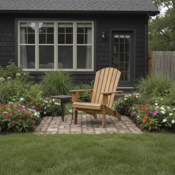 Chaise de jardin en bois 