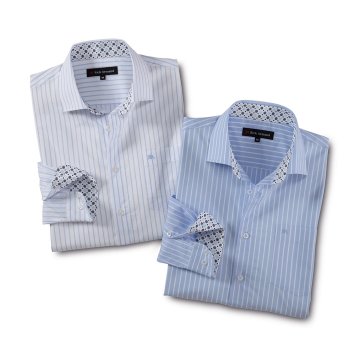 Chemise à rayures moderne