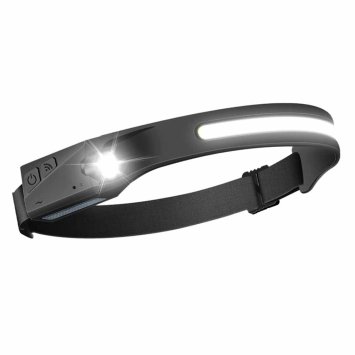 Lampe frontale avec capteur