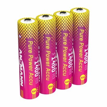 Piles rechargeables Pure Power 4xAAA
