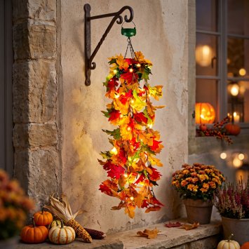 Fleurs suspendues solaires « Magie d'automne »