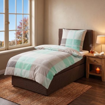 Parure de lit en flanelle 135 x 200