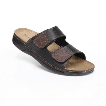 Mules confort à patte auto-agrippante