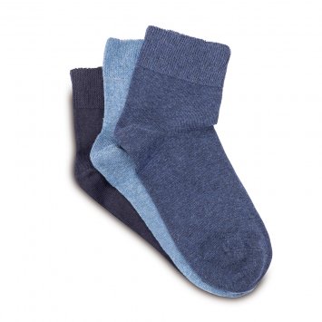 Chaussettes courtes relax Lot de 3 