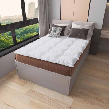 Couette en duvet avec pin cembro