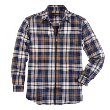 Chemise de flanelle zippée
