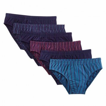 Slip coton de qualité supérieure Lot de 6 