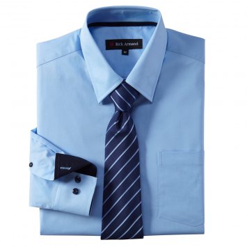 Chemise et cravate assortie