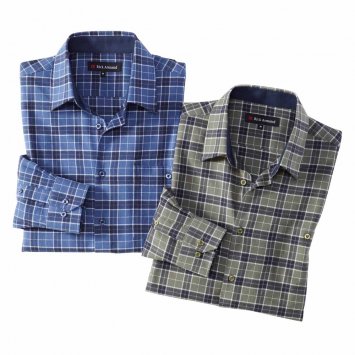 Chemise en flanelle de coton