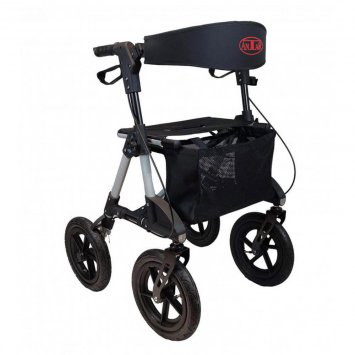 Rollator d'extérieur en aluminium