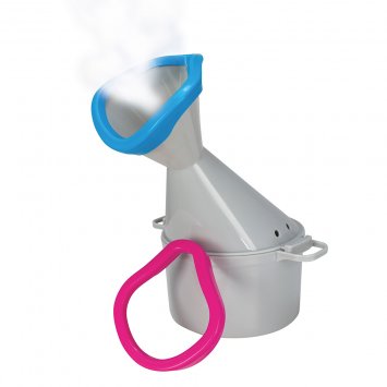 Inhalateur avec 2 embouts souples