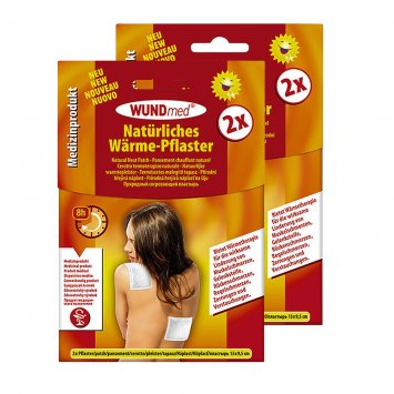 Lot de 2 x 2 pansements chauffants