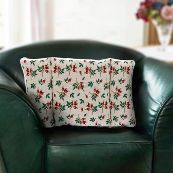 Cousin dossier, motif églantine