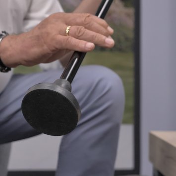 Embout stabilisateur de canne