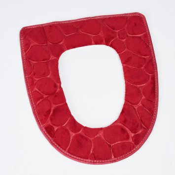 Coussin pour lunette de WC, rouge
