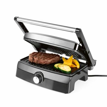 Grill à contact, rabattable