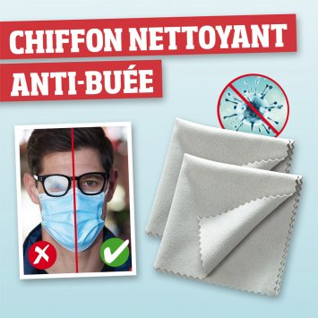 Chiffon nettoyant anti-buée
