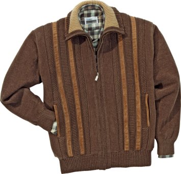 Blouson en maille chenille