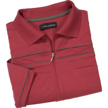Polo zippé