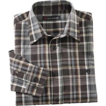 Chemises à carreaux en flanelle par 2