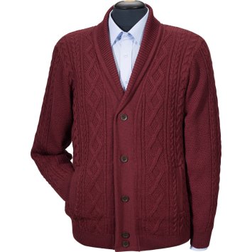 Veste en maille avec col châle