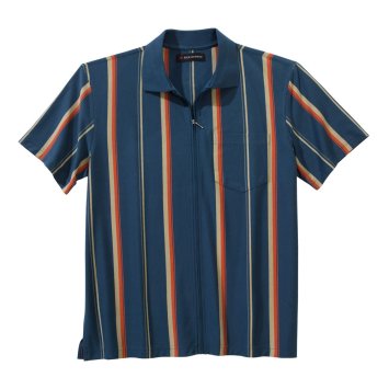 Polo avec glissière continue