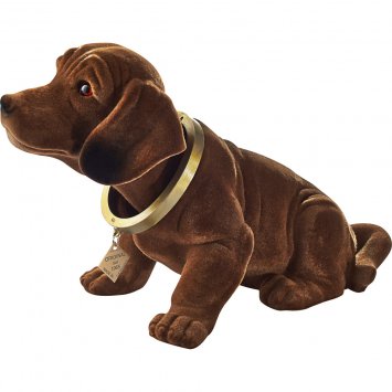 Teckel à tête dodelinante