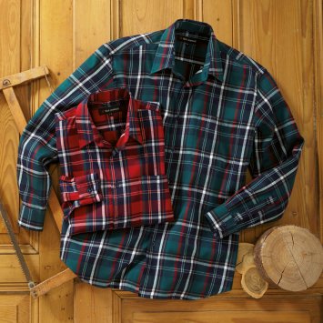 Chemise sergée repassage facile