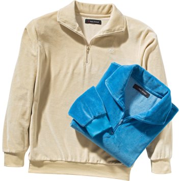 Polo en velours ras