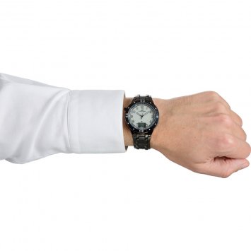 Montre radio-pilotée "Black"