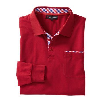 T-shirt à manches longues en piqué de coton