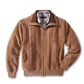 Veste en maille chenille