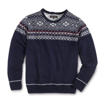 Pull norvégien en laine d'agneau