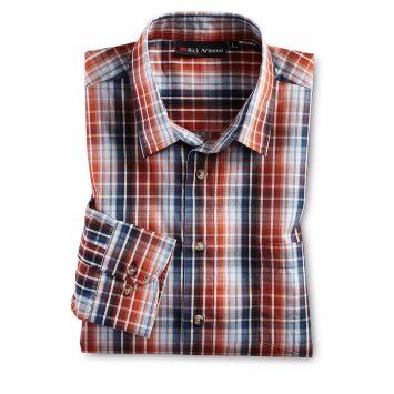 Chemise à carreaux repassage facile