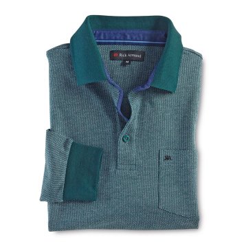 Polo structuré maille piquée