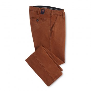 Pantalon en coton high-stretch