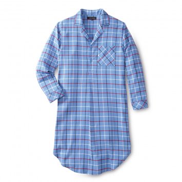Chemise de nuit en flanelle de coton