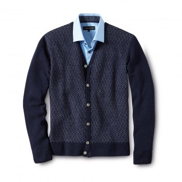 Cardigan en laine d'agneau