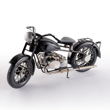 Modèle en tôle de moto ancienne