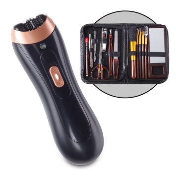 Épilateur diamant avec trousse de manucure